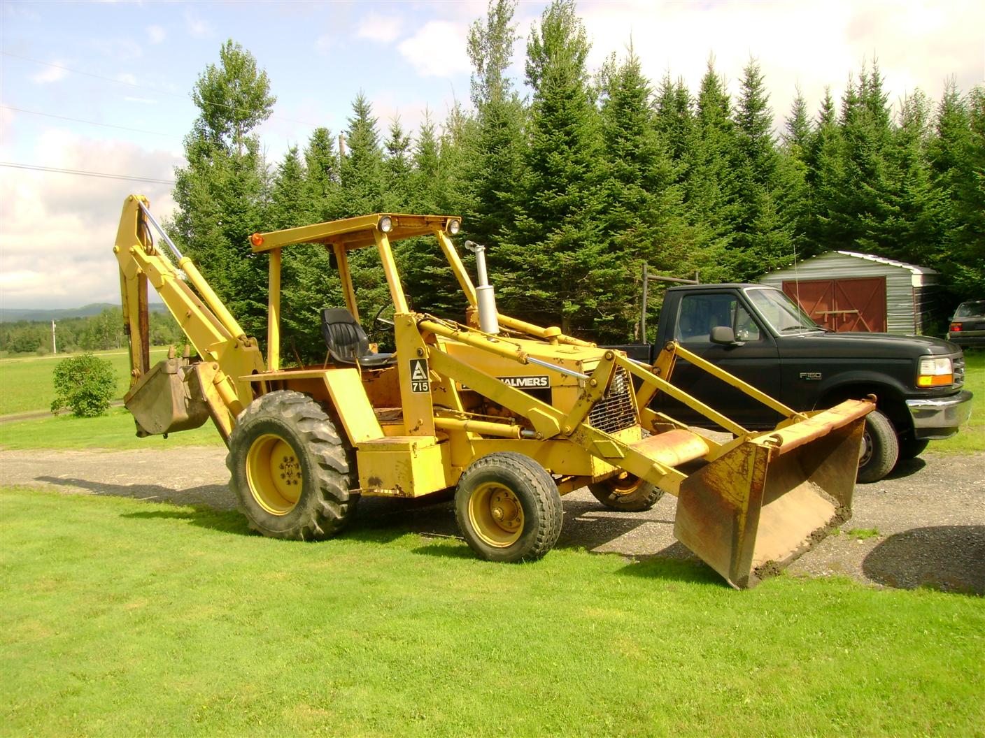 Allis 715B loader backhoe manual question - AllisChalmers Forum