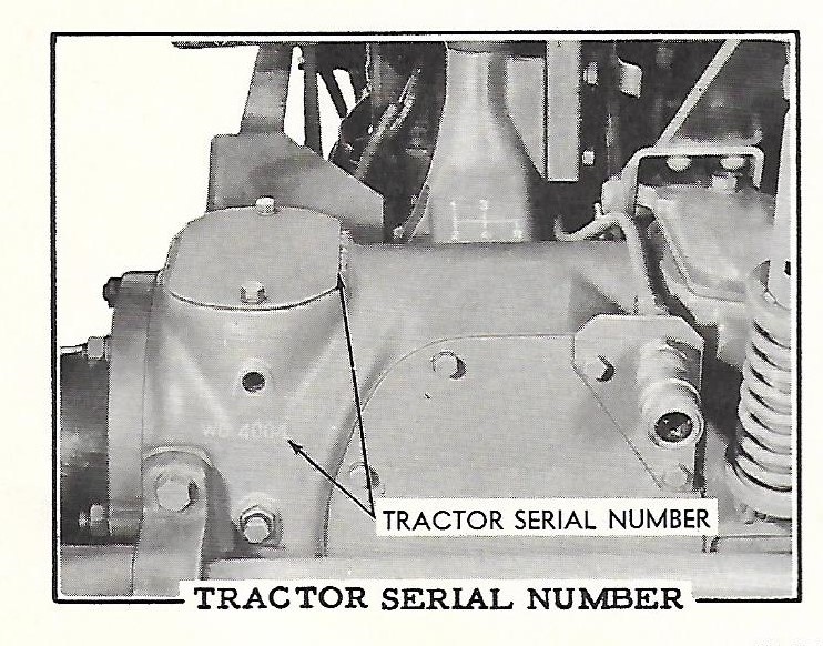 Need Help Finding Serial Number On WD AllisChalmers Forum