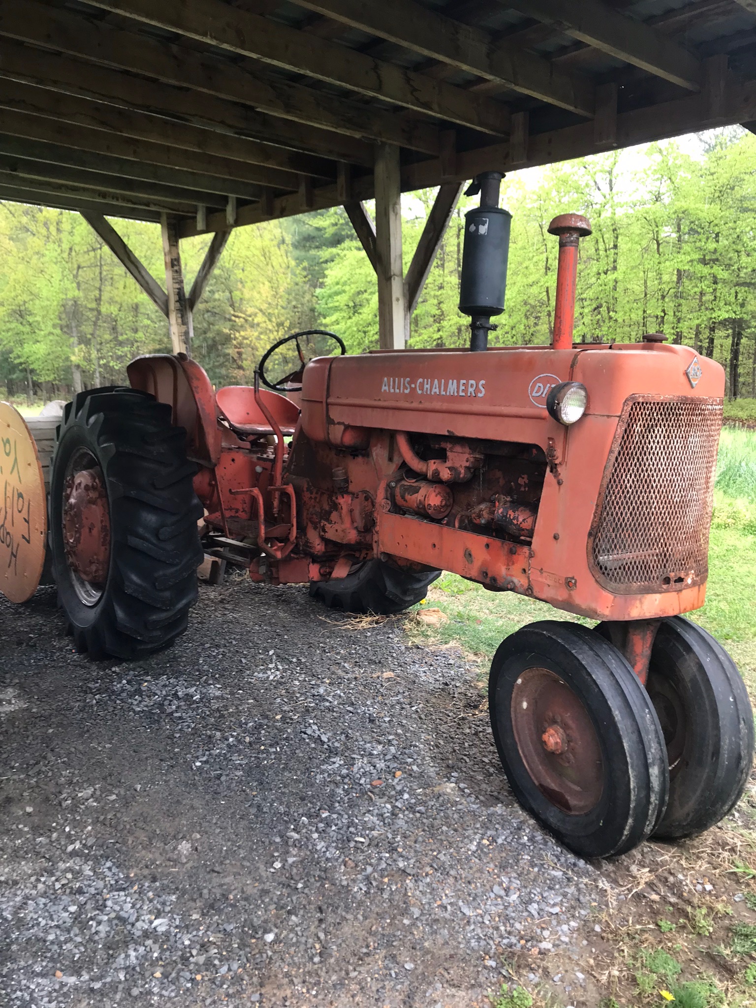 Starting repairs on the Allis Chalmers D17. Tear down day