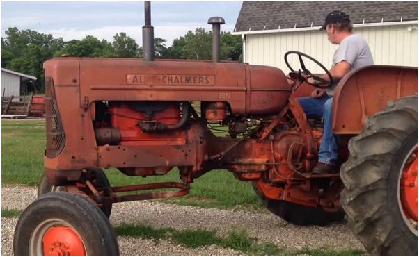 Allis Chalmers D17 1957 to 1967 With History or Poem by Artist 